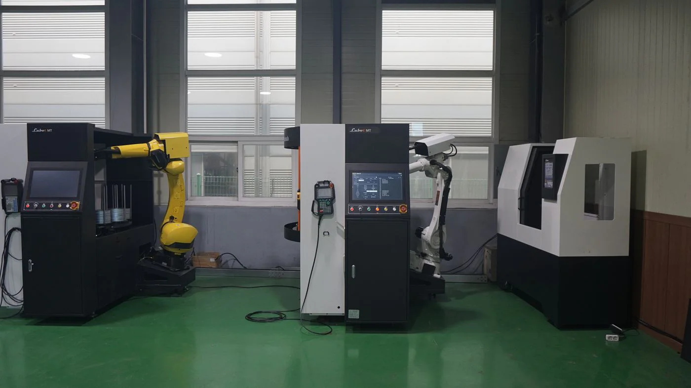 LABOT cells tending CNC machines